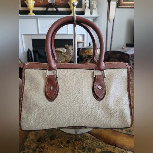 Dooney & Bourke Classic Two-Tone Leather Handbag - Picture 2 of 16
